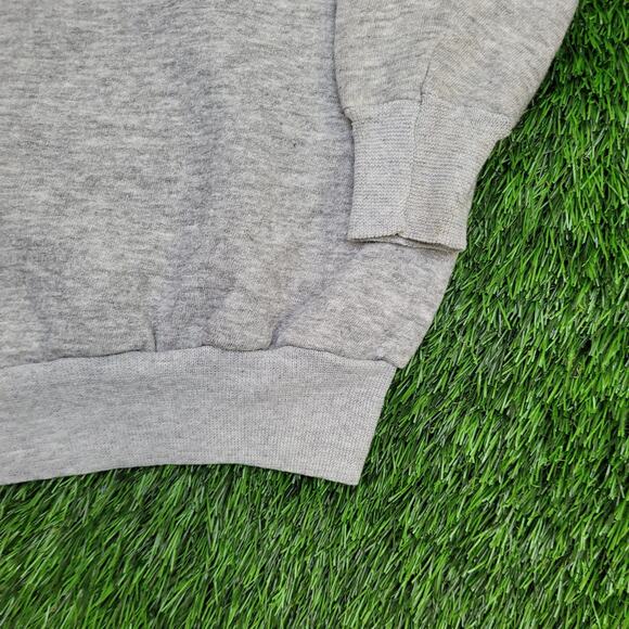 Vintage 90s Old-Ben Raglan Sweatshirt Womens XL 21x25 Gray - Picture 14 of 14